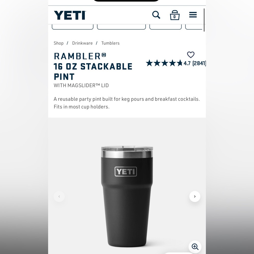 Yeti Rambler 16oz